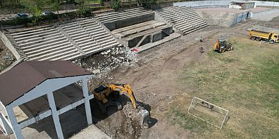 Kumluca Stadyum projesi için ilk kazma vuruldu