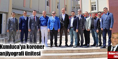 Kumluca'ya koroner anjiyografi ünitesi