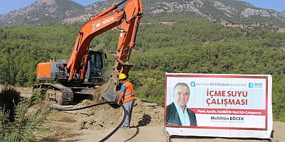 Kumluca Yazır’a yeni içme suyu hattı