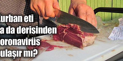 Kurban eti ya da derisinden koronavirüs bulaşır mı?