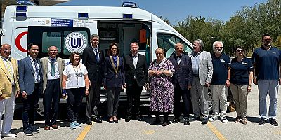 Küresel Barış Projesi'nden Türkiye'ye Ambulans Desteği
