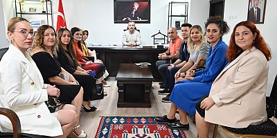 Kurs Müdürü Göv’den Kaymakam Solmaz’a ziyaret