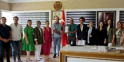 Kurs Müdürü Suat Göv’den Başkan Topaloğlu’na ziyaret 