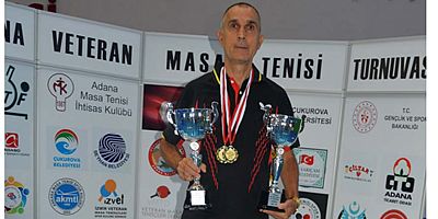 Kürşat Çavuşoğlu, Tekler ve çiftlerde şampiyon oldu, çifte kupayı Antalya'ya getirdi