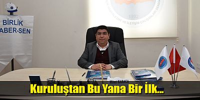 Kuruluştan Bu Yana Bir İlk...