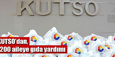 KUTSO’dan, 1200 aileye gıda yardımı