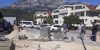 Kuzdere’de alt ve üst yapı çalışmaları