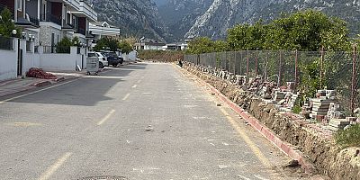 Kuzdere’de altyapı çalışmaları devam ediyor