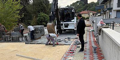 Kuzdere’de altyapı çalışması