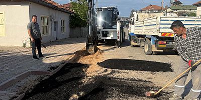 Kuzdere Mahallesi’nde yama çalışmaları