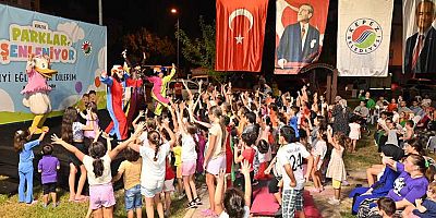 Kuzeyyaka’daki çocuklar, renkli şovlarla şenlendi  