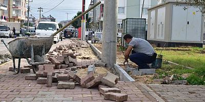 Kuzeyyaka Mahallesi’nde park yenileme çalışması yapıldı