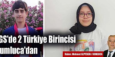LGS'de 2 Türkiye Birincisi Kumluca'dan