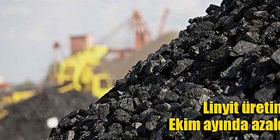 Linyit üretimi Ekim ayında azaldı