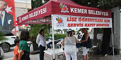 Lise öğrencilerinin ücretsiz servis kayıt işlemleri devam ediyor