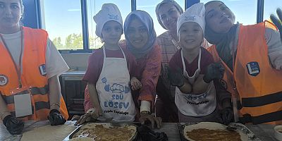Lösemili çocuklar üniversitenin mutfağında şef oldu