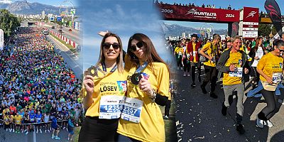 LÖSEV Gönüllüleri Runtalya Maratonu'nda koştu