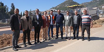 Mamadı Yolu'nda çalışmalar çok yönlü sürüyor