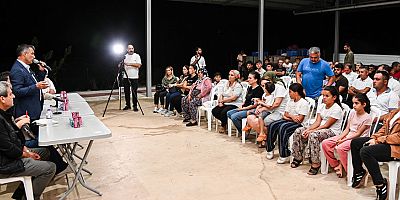 Manavgat Belediye Başkanı Dr. Niyazi Nefi Kara Mahalle Ziyaretlerinde Vatandaşların Taleplerini Dinledi