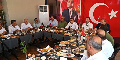 Manavgat Belediye Başkanı Kara, oda başkanlarıyla kahvaltıda buluştu