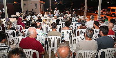 Manavgat Belediye Başkanı Nefi Kara, mahalle ziyaretlerine devam ediyor