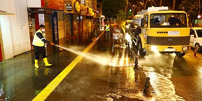 Manavgat Belediyesi coronaya dezenfekteli savaş açtı