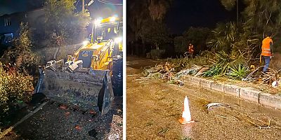 Manavgat Belediyesi: Hortumun yol açtığı hasara ekiplerimizle mücadele ediyoruz