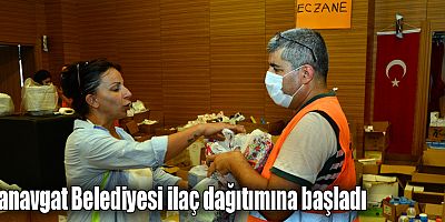 Manavgat Belediyesi ilaç dağıtımına başladı