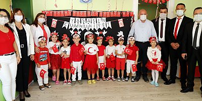 Manavgat Belediyesi kreşlerinden coşkulu 29 Ekim kutlaması