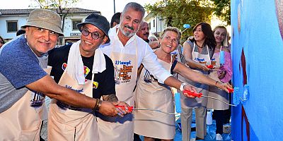 Manavgat Belediyesi'nden Antik Side'de duvar boyama etkinliği