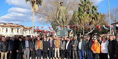 Manavgat Belediyesi'nden Antik Side'ye dev Atatürk anıtı