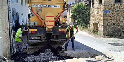 Manavgat Belediyesi'nden asfalt seferberliği