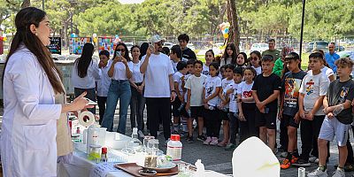 Manavgat Belediyesi'nden çocuklara bilim ve oyun dolu şenlik