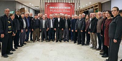 Manavgat Belediyesi'nden emekli çalışanlara teşekkür yemeği