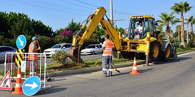 Manavgat Belediyesi'nden Kızılağaç'a modern sulama sistemi