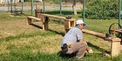 Manavgat Belediyesi'nden köpek eğitim parkına yeni parkurlar