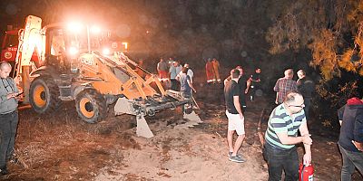 Manavgat Belediyesi'nden orman yangınına anında müdahale