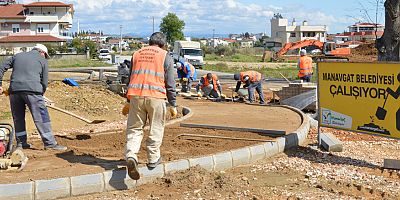 Manavgat Belediyesi'nden Sorgun Mahallesi'ne park