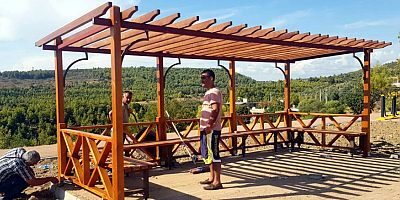 Manavgat Belediyesi'nden Uzunkale ve Tilkiler'e park