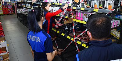 Manavgat Belediyesi'nden zincir market ve fırınlarda denetim