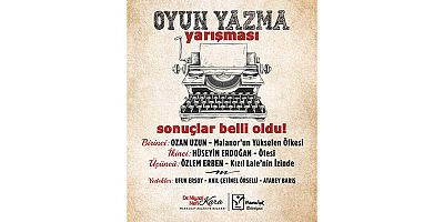 Manavgat Belediyesi Oyun Yazma Yarışması sonuçlandı