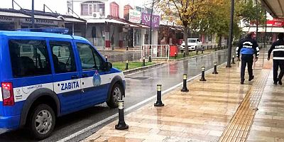 Manavgat Belediyesi sokağa çıkma kısıtlamasında denetim yaptı