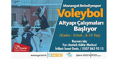 Manavgat Belediyesi voleybol takımı kuruyor