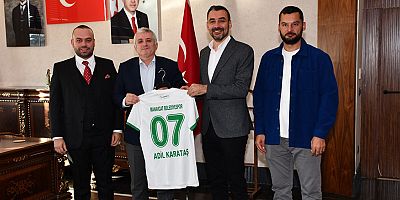 Manavgat Belediyespor'dan Kaymakam Karataş'a ziyaret