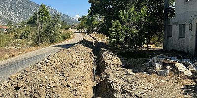 Manavgat Çaltepe’de eskiyen içme suyu şebekesi yenileniyor