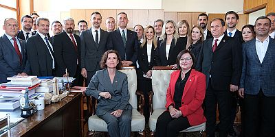 Manavgat Heyeti, CHP Grup Başkanvekili Başarır ve milletvekilleriyle görüştü