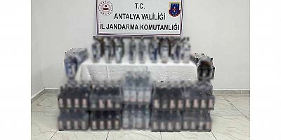 Manavgat İlçesinde Kaçak Alkol Operasyonu
