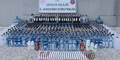 Manavgat İlçesinde Kaçak Alkol Operasyonu