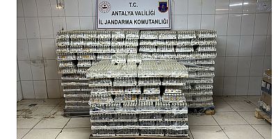 Manavgat İlçesinde Kaçak İçki Operasyonu 