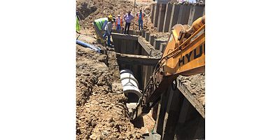 Manavgat’ın kanalizasyon sorunu çözülüyor